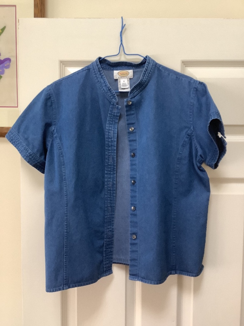 Talbots Denim Top. Size medium